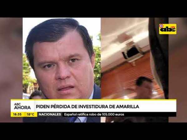 Piden pérdida de investidura de Amarilla - Tv - ABC Color
