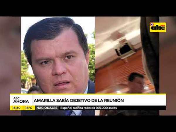 Amarilla sabía el objetivo de la reunión - Tv - ABC Color