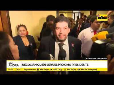 Negocian quién será el próximo presidente de Diputados - Tv - ABC Color