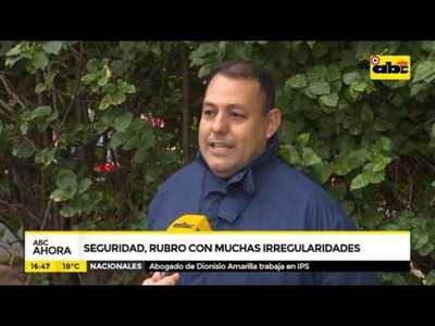 Seguridad, rubro con muchas irregularidades - Tv - ABC Color