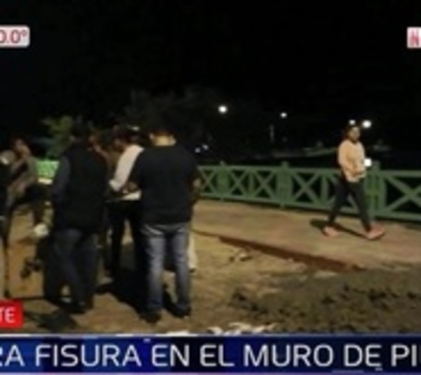 Detectan nueva fisura en muro de Pilar - Paraguay.com