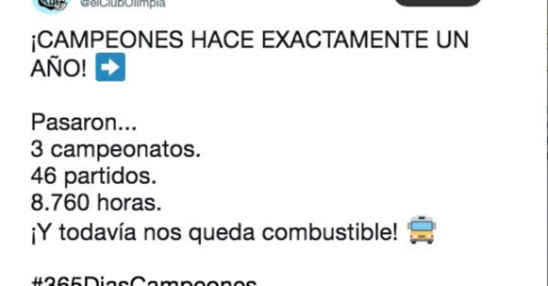 Un año como campeón, pero sin el “9” soñado