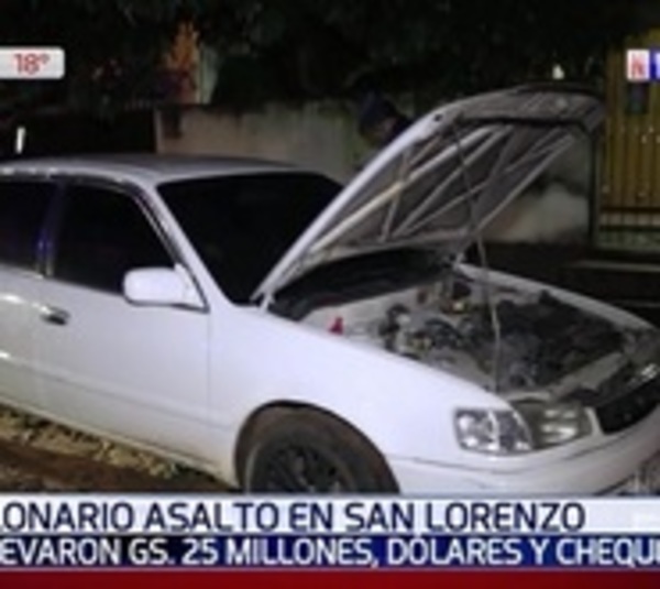 Millonario asalto a despachante aduanero - Paraguay.com