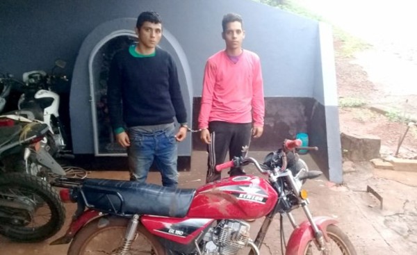 Robamotos detenidos tras persecución en Minga Guazú