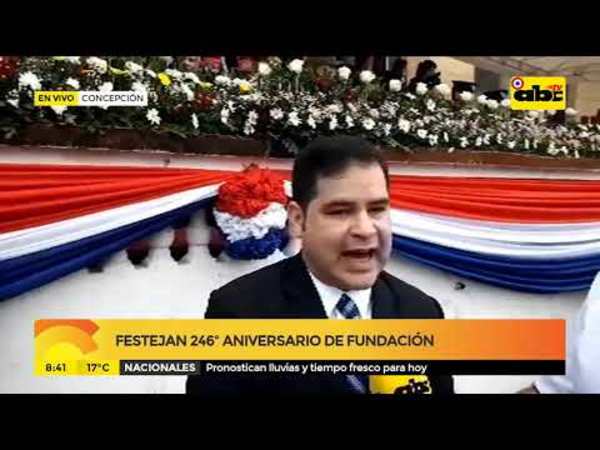 Festejan 246 aniversario de Concepción - Tv - ABC Color