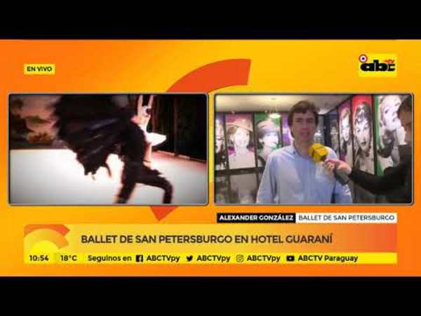 Ballet de San Petersburgo en el Hotel Guaraní - Tv - ABC Color
