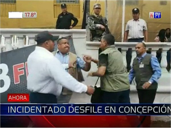 Incidentes durante desfile en Concepción