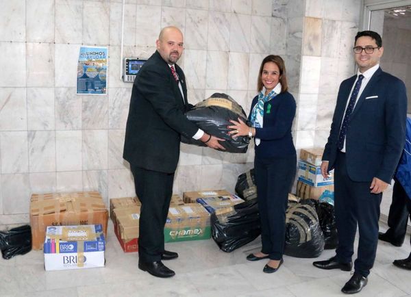 Automotores acercó donaciones para damnificados