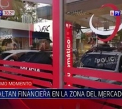 Ladrones Irrumpen en financiera y se alzan con millonario botín - Paraguay.com