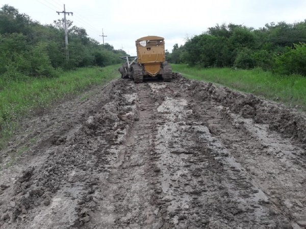 Iniciaron trabajos de reparación de tramo Toro Pampa - Fuerte Olimpo