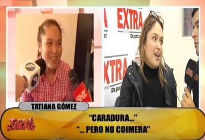 Filosas respuestas de la chica "cara dura" en "TeleShow"
