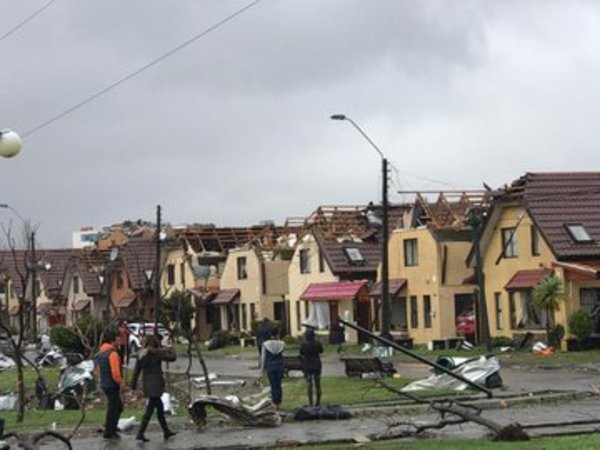 Tornado causa estragos en el sur de Chile - ADN Paraguayo