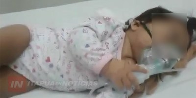 BEBA QUE REQUERÍA DE TERAPIA INTENSIVA YA ESTÁ EN ITAUGUÁ