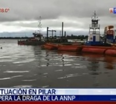 Draga de la ANNP funciona nuevamente en Pilar - Paraguay.com