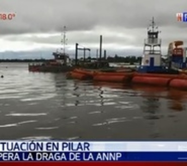 Draga de la ANNP funciona nuevamente en Pilar - Paraguay.com