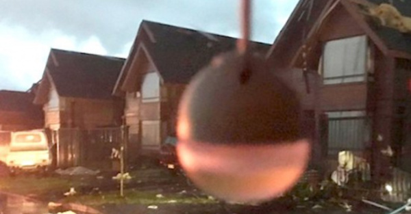 Guarara causó un fuerte tornado
