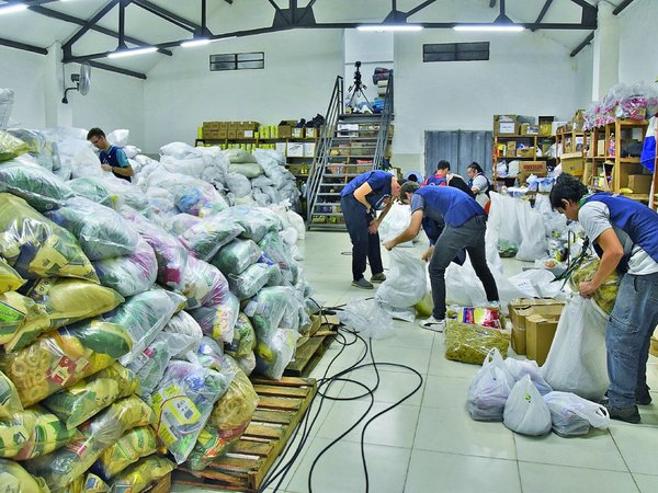 La campaña #PySeLevanta recibió más de 113 toneladas de alimentos