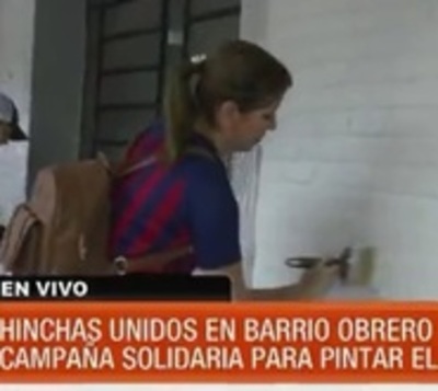 Hinchas unidos: Campaña para pintar el Hospital de Barrio Obrero - Paraguay.com
