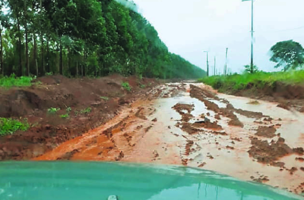 Comunidades rurales están aisladas por lluvia, en el Este - ADN Paraguayo
