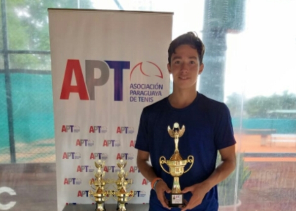 Vergara Del Puerto logra el bicampeonato de Tenis en Categoría Sub 21 - ADN Paraguayo