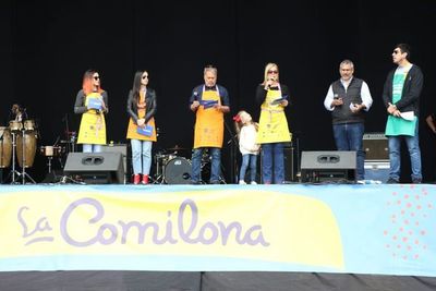Comilona continúa con shows en vivo hasta el atardecer
