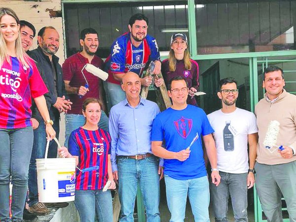Cerristas dieron color al Hospital del Barrio