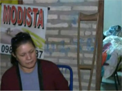 Se lesionó por pisar un bache en San Lorenzo