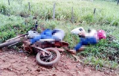 Dos hombres fueron asesinados en un camino vecinal de Yby Yaú - Edicion Impresa - ABC Color