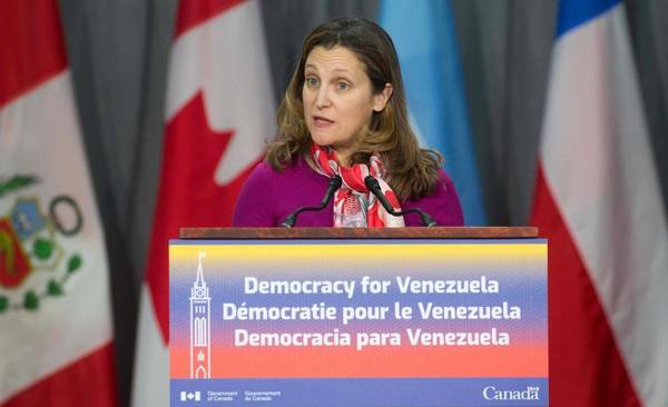 Canadá suspende temporalmente las operaciones de su embajada en Venezuela