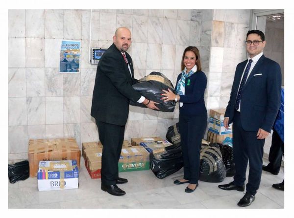 Registro de Automotores acercó donaciones para damnificados