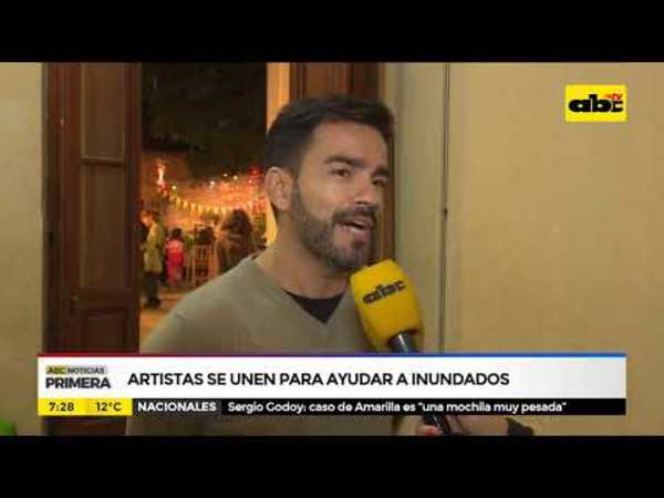 Artistas se unen para ayudar a inundados - Tv - ABC Color