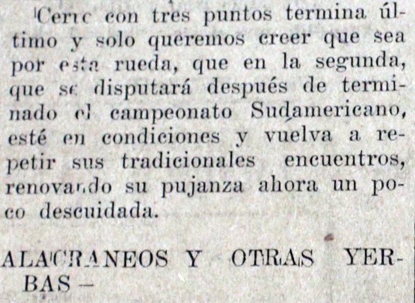 Cerro, a 90 minutos del abismo en 1929 - Especiales - ABC Color