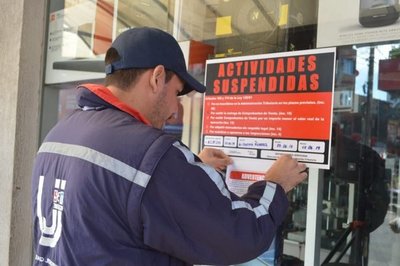 Clausuran local de electrónica en San Lorenzo - Nacionales - ABC Color
