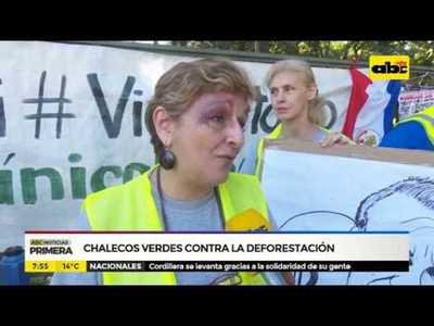 Chalecos verdes contra la deforestación - Tv - ABC Color