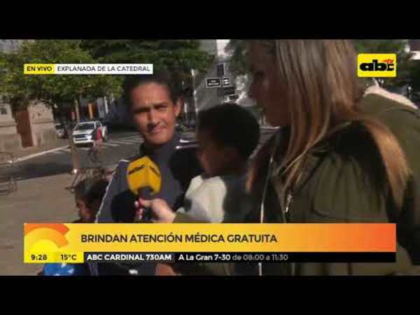 Brindan atención médica gratuita - Tv - ABC Color