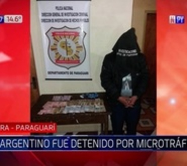 Capturan a ciudadano argentino por tráfico de drogas en Paraguarí - Paraguay.com