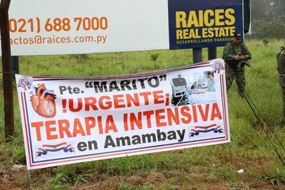 En Amambay se manifiestan y piden al presidente terapia intensiva