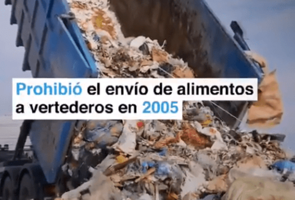Corea del Sur recicla el 95% de todos los residuos de alimentos