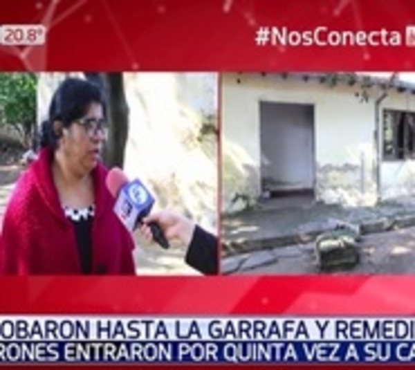 Asaltan a mujer por quinta vez y se llevan importantes medicamentos - Paraguay.com