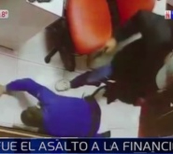Revelan circuito cerrado durante asalto a financiera - Paraguay.com