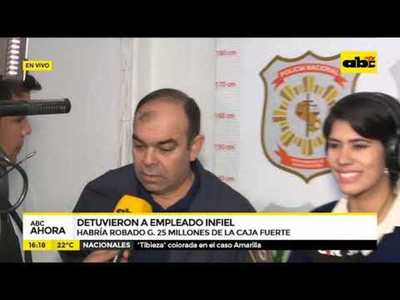 Detuvieron a empleado infiel - Tv - ABC Color