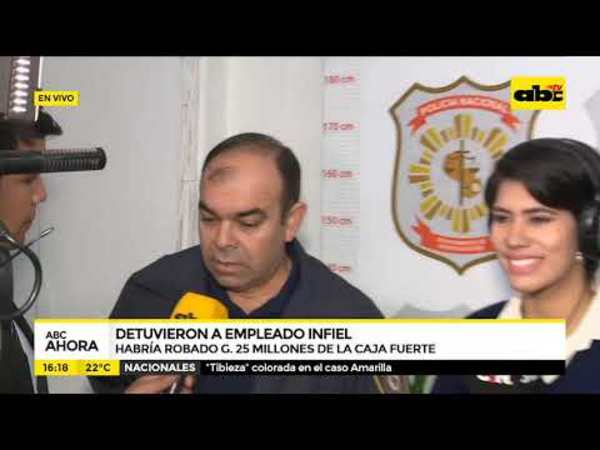 Detuvieron a empleado infiel - Tv - ABC Color