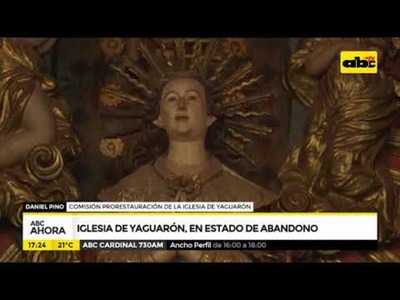 Iglesia de Yaguarón, en estado de abandono - Tv - ABC Color