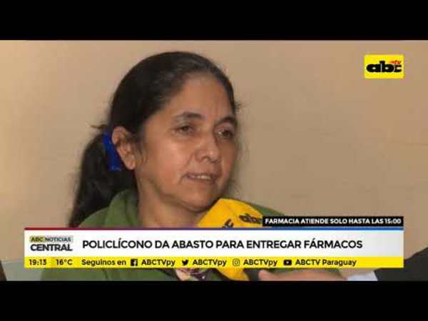 Nosocomio no da abasto ni para entregar medicamentos - Tv - ABC Color