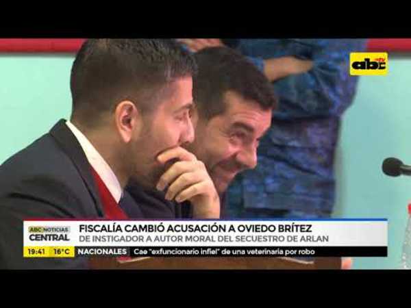 Fiscalía cambió acusación de Oviedo Brítez - Tv - ABC Color