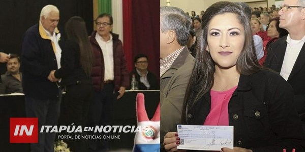TRAS OCHO AÑOS EBY SE PONE AL DÍA CON MUNICIPIO DE LEANDRO OVIEDO.