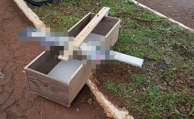 Un féretro conmocionó a vecinos de Obligado - Nacionales - ABC Color