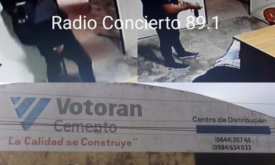 Violentos delincuentes se llevan Gs. 100 millones de distribuidora en Minga Guazú