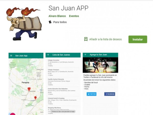 Crean App para saber dónde hay fiesta de San Juan
