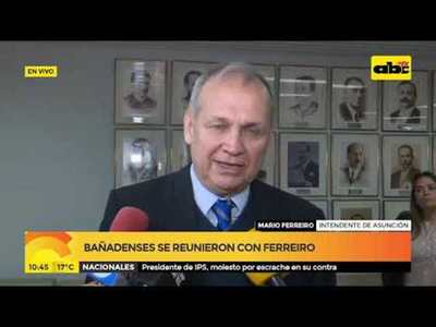 Bañadenses se reunieron con Ferreiro - Tv - ABC Color